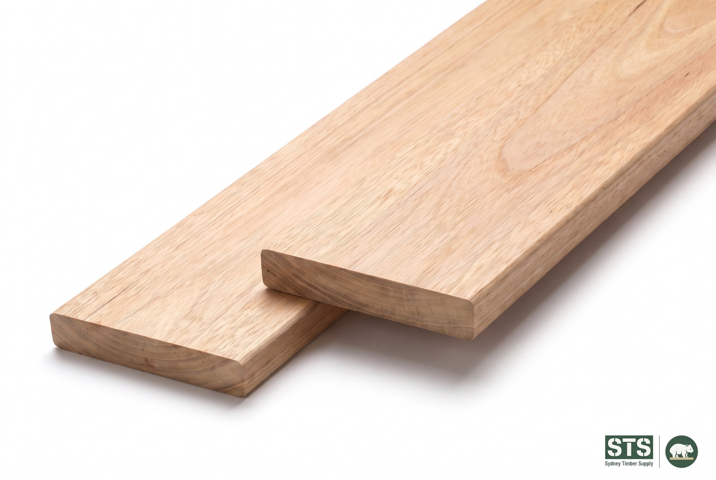 Blackbutt 86 x 19mm hardwood decking - product photography