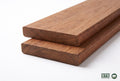 Merbau 90 x 19mm hardwood decking - product photography
