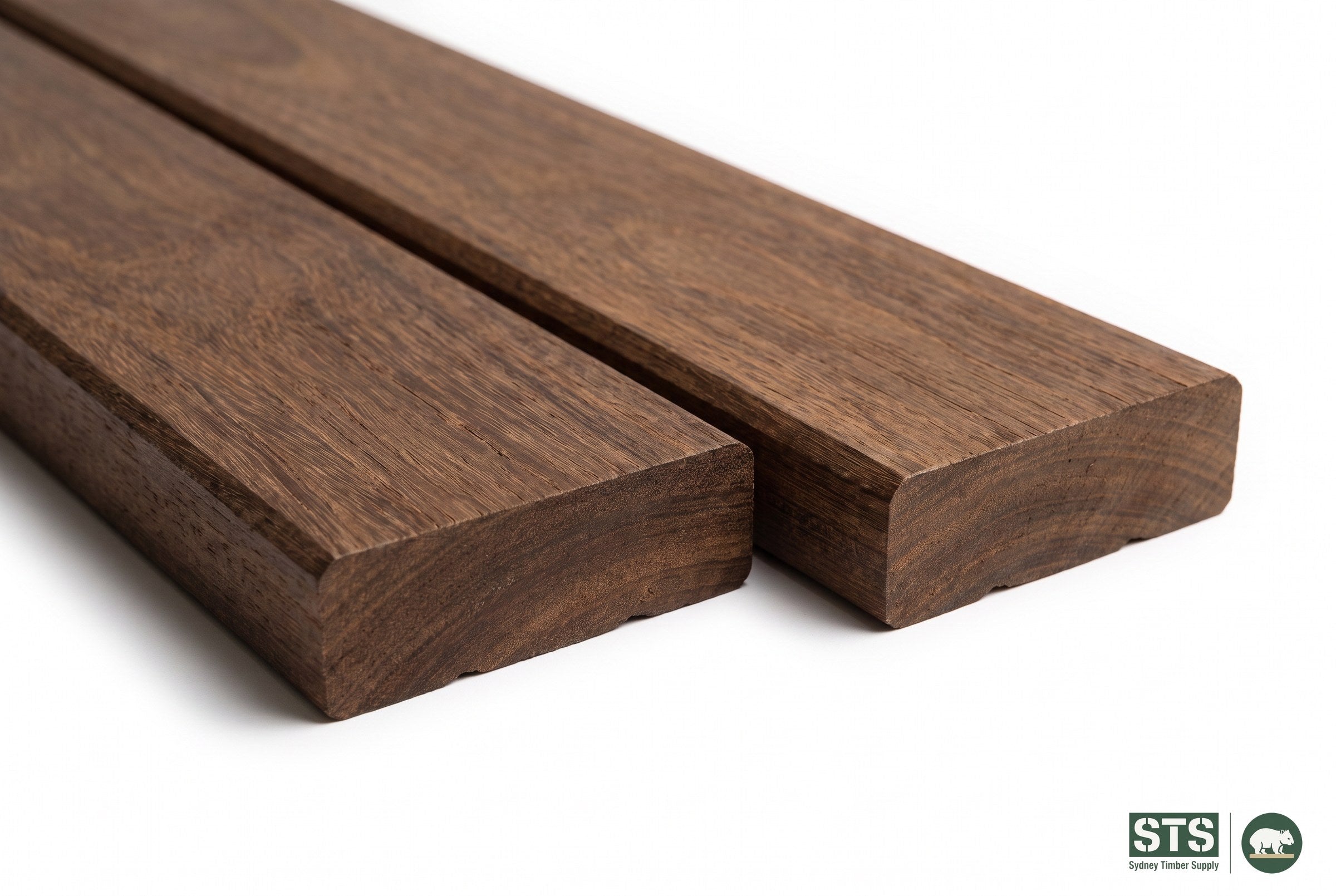 Merbau 90 x 42mm hardwood timber - product photography