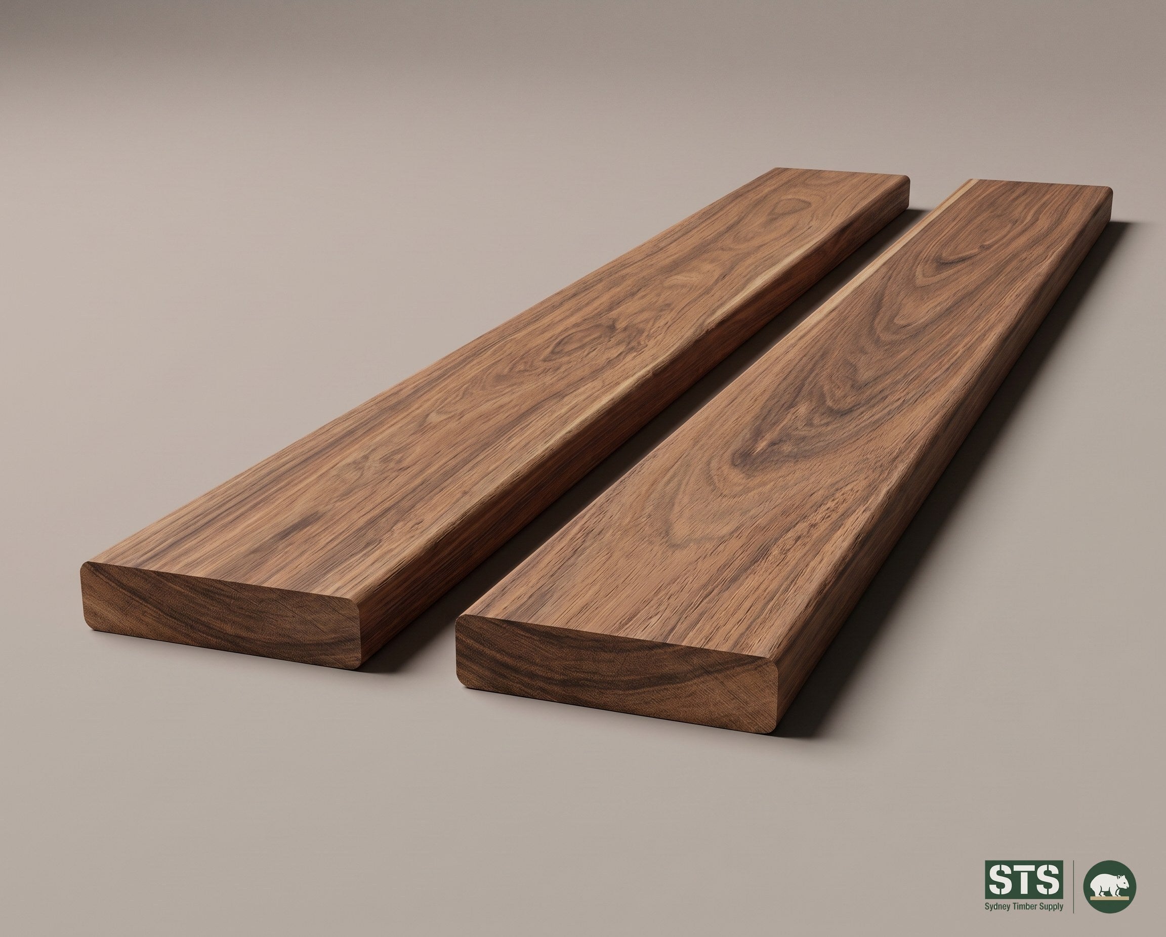 Grey Ironbark 135 x 19mm hardwood decking - product photography