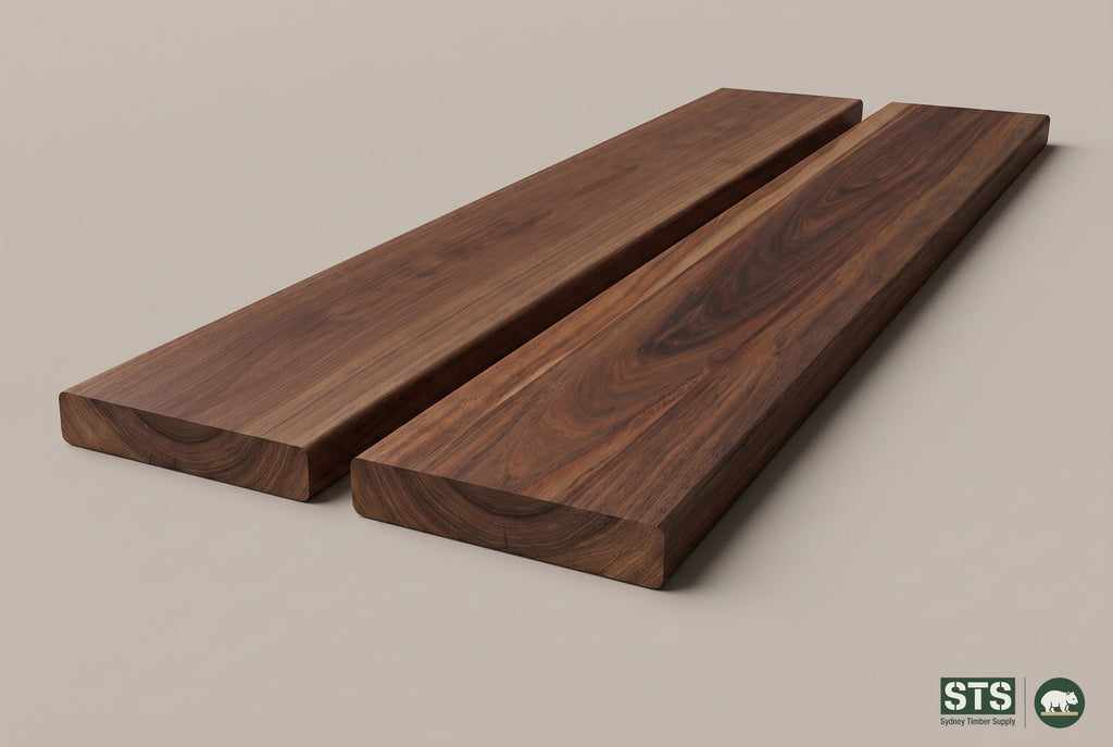 Grey Ironbark 135 x 19mm hardwood decking - product photography