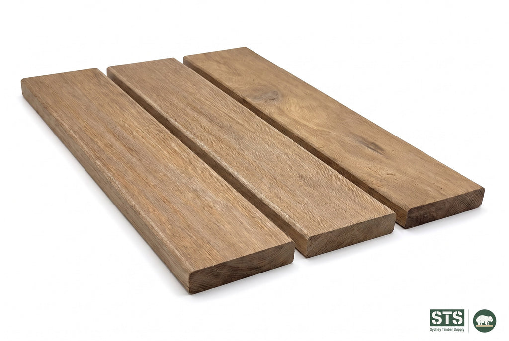 Gympie Messmate 86 x 19mm hardwood decking - product photography