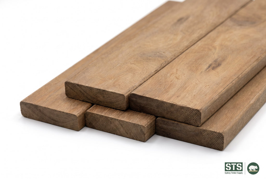 Gympie Messmate 86 x 19mm hardwood decking - product photography