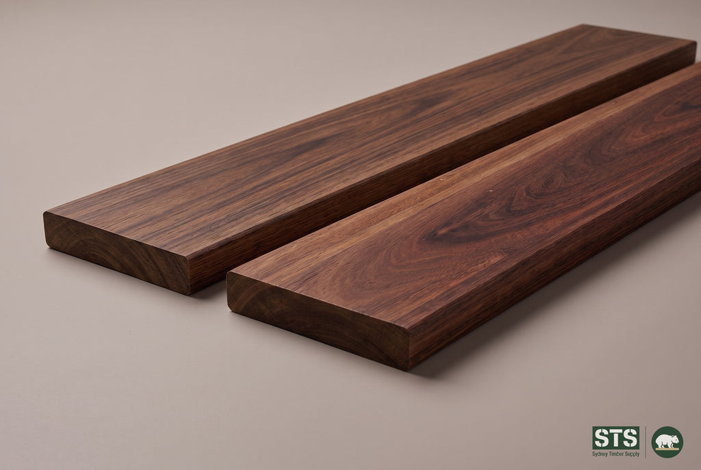 Red Ironbark 135 x 19mm hardwood decking - product photography