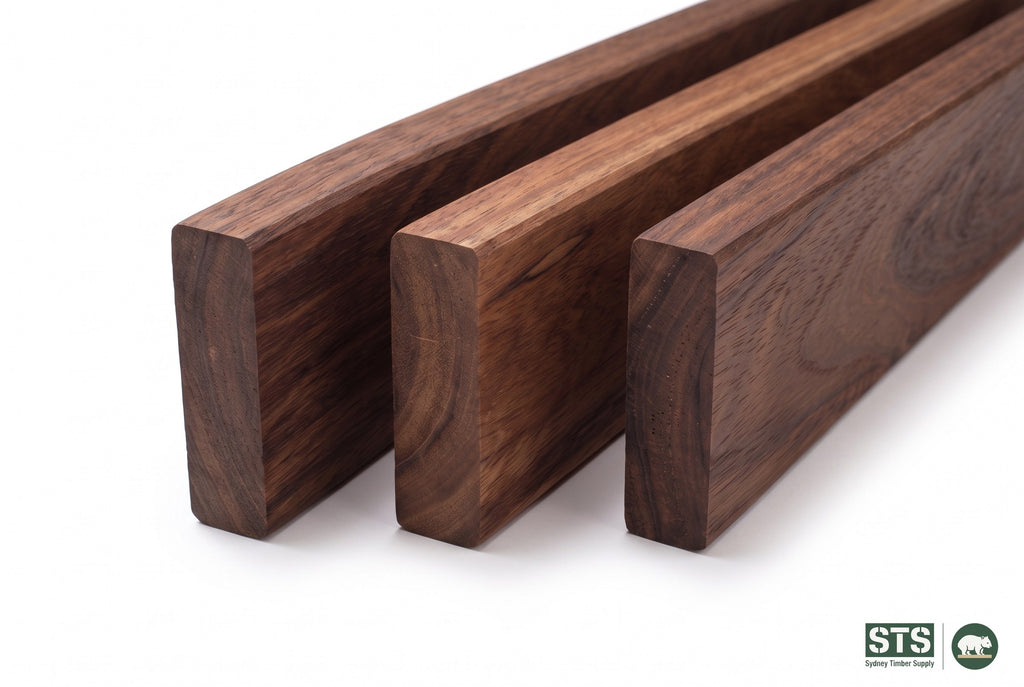 Red Ironbark 86 x 19mm hardwood decking - product photography
