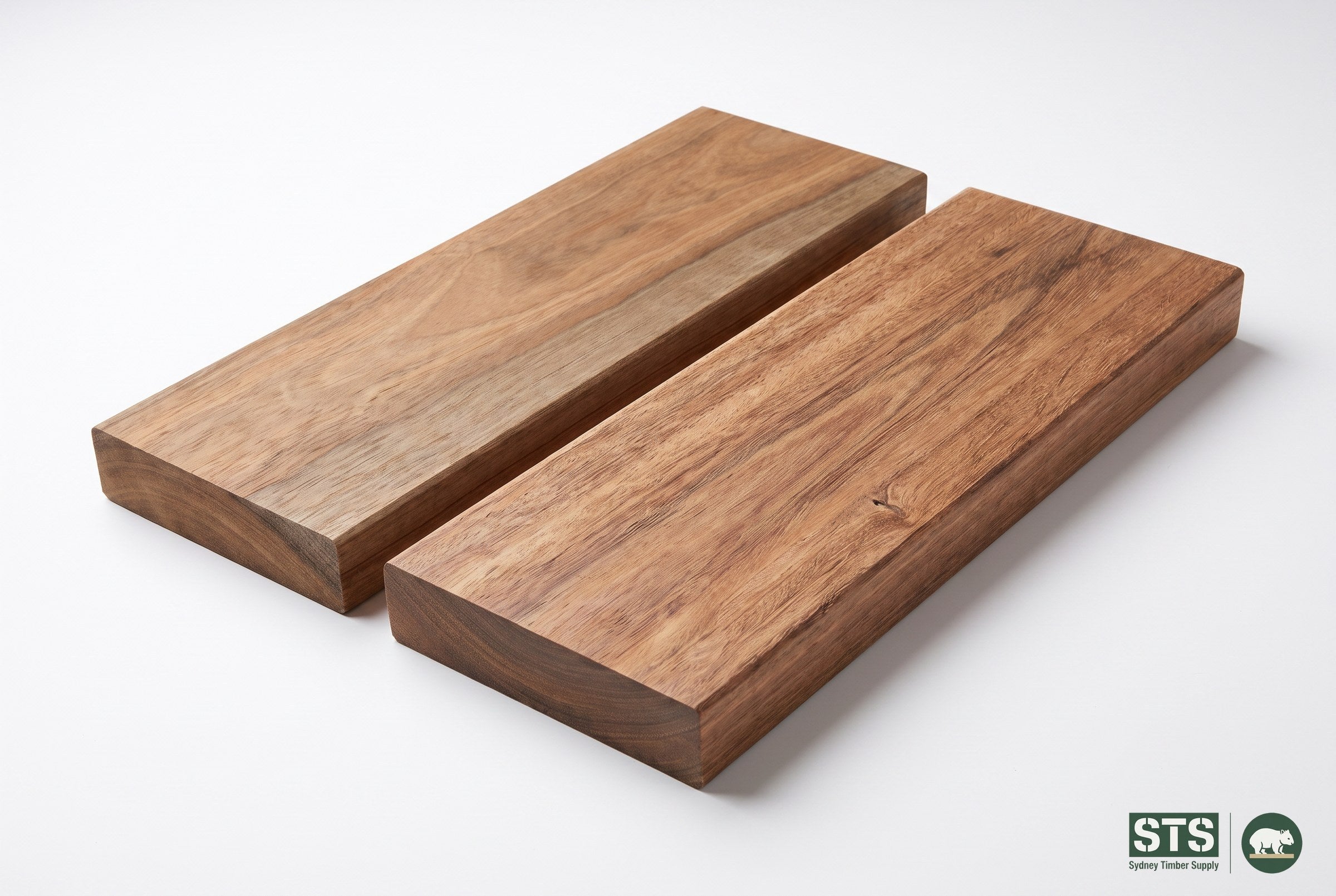 Spotted Gum 135 x 35mm hardwood decking - product photography