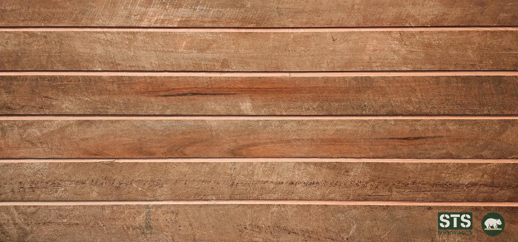 Spotted Gum 86 x 19mm hardwood decking - product photography