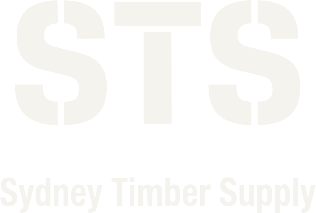 Sydney Timber Supply reversed stacked logo