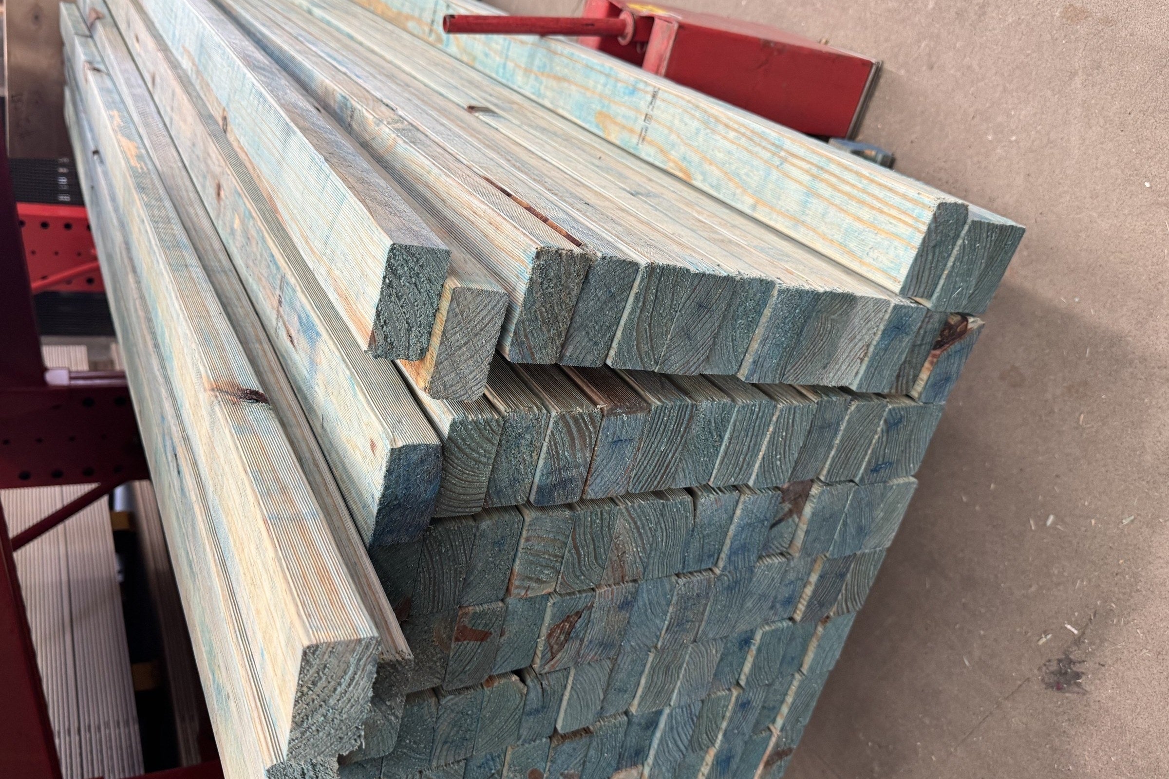 Representative treated pine timber photography - genuine Sydney Timber Supply photograph. Not a photograph of the exact listed profile size.