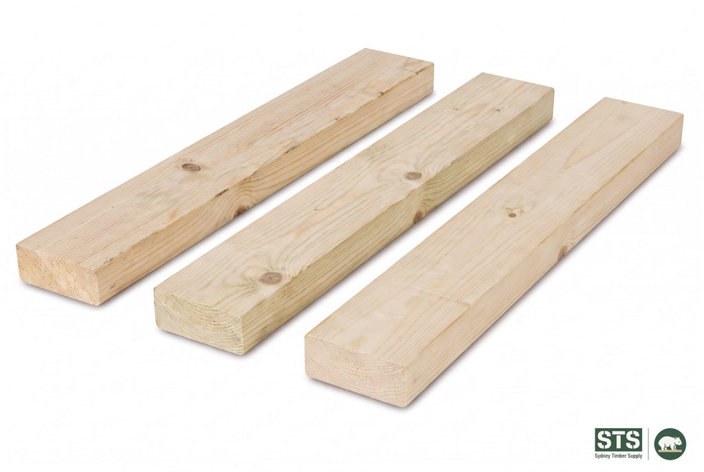 90 x 35 mm untreated MGP10 pine framing boards, Sydney Timber Supply product photography